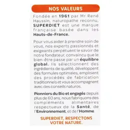 SuperDiet Gelée Royale 3000mg Bio 20 ampoules