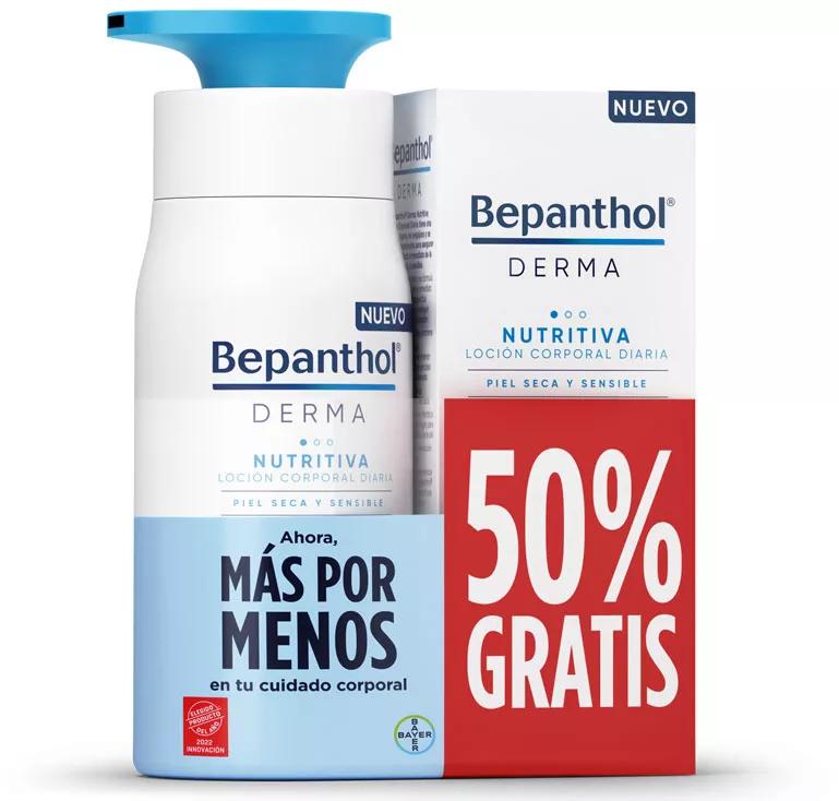 Bepanthol Derma Loción Nutritiva 400 ml + 200 ml (50% GRATIS)