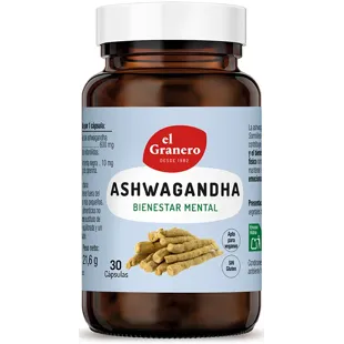 El Granero Integral Ashwagandha Mental Wellbeing 30 Capsules