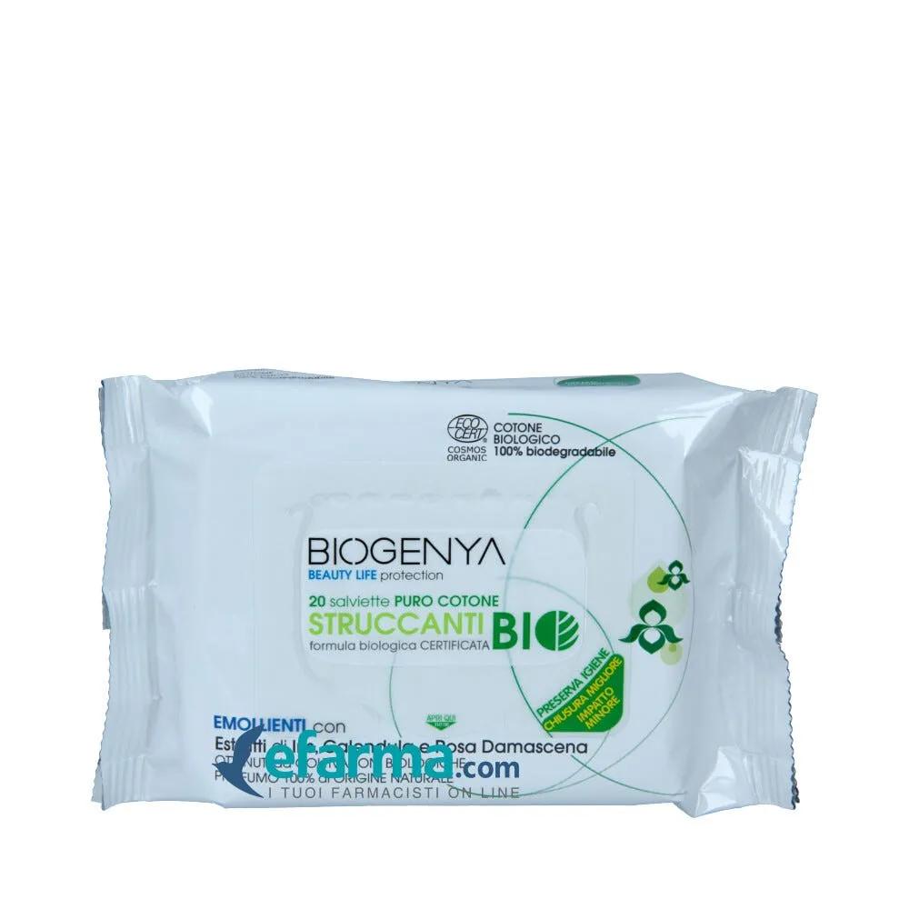 Biogenya Salviette Struccanti Bio 20 Pezzi