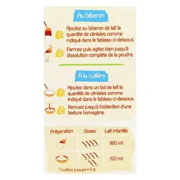 France Bébé Nutrition 3 Céréales en Poudre Riz Millet Quinoa +4m Bio 200g