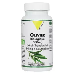 Vitall+ OLIVIER BIO 500mg Extrait standardisé 60 gélules végétales