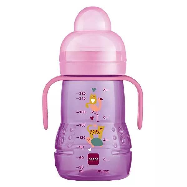 MAM Repas Biberon di Transizione +4m Cuore Rosa 220ml