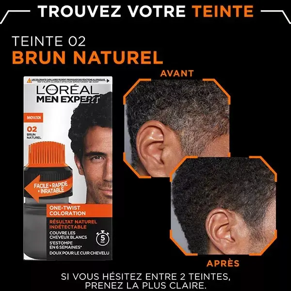 L'Oréal Paris Men Expert One-Twist Colour N°2 Natural Brown