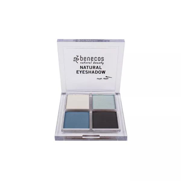 Benecos Sombra de Ojos 4 colores True Blue