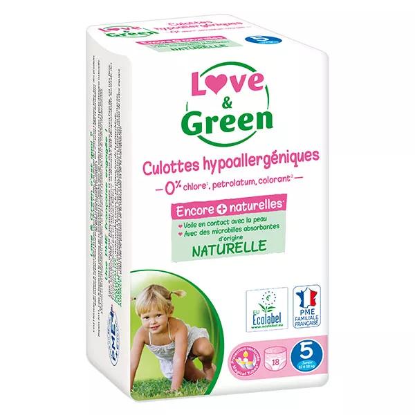 Love & Green Braguita Hipoalergénica T5 12-25kg 18 braguitas