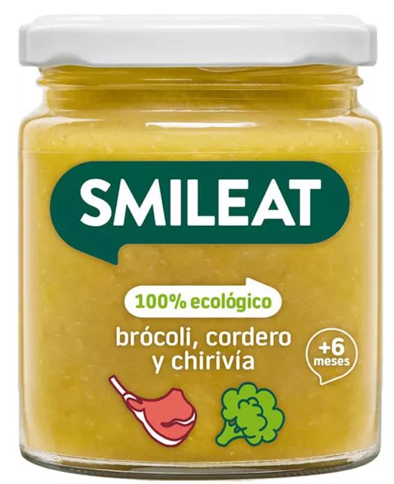 Smileat Tarrito de Brócoli Cordero y Chirivia Ecológico +6m 230 gr
