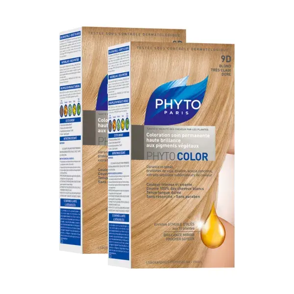 Phyto Color 9D Biondo Miele Confezione da 2