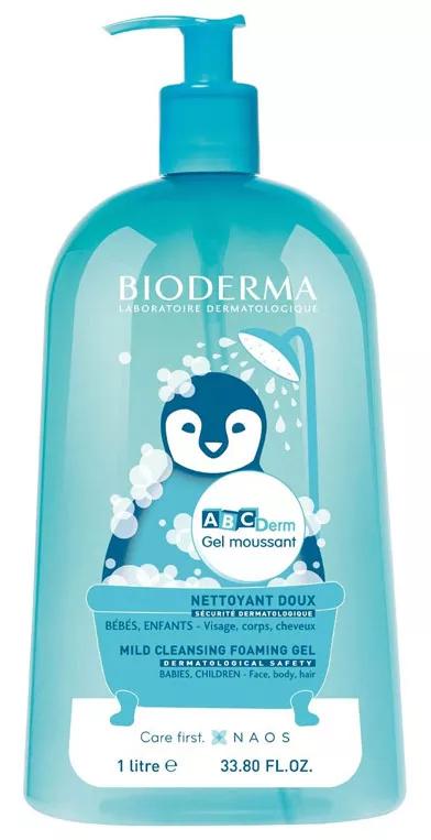 Bioderma ABCDerm Gel Moussant 1 Litre