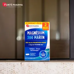 Forté Pharma Magnésium 300 Marin Vitamine B6 Stress Fatigue 56 comprimés 2 mois