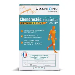 Granions Chondrostéo Articulations Collagène Activ 30 gélules