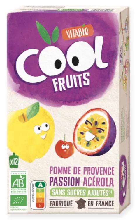 Vitabio Cool Fruits Maçã e Fruta da Paixão 12x90 gr
