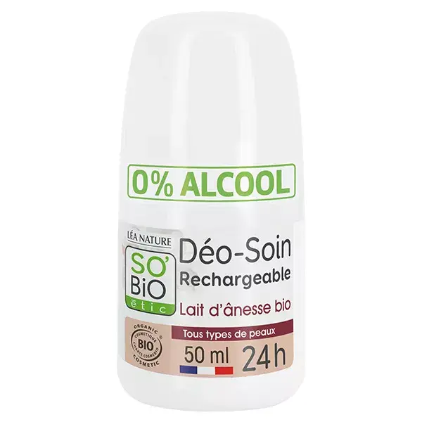 So'Bio Étic Déo-Soin Déodorant Hydrate Lait d'Anesse Bio 50ml
