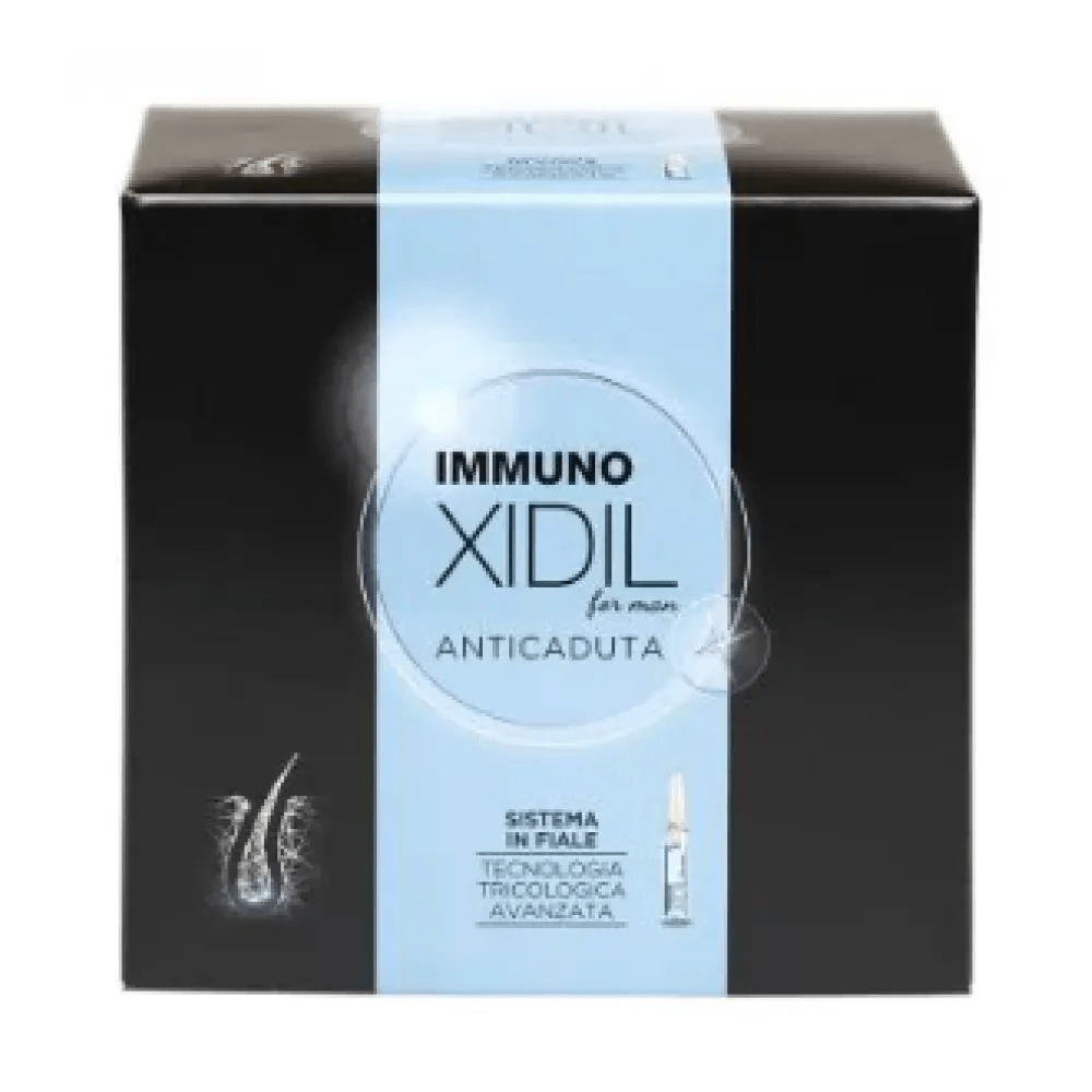 Immunoxidil Uomo Integratore Rinforzo Capelli 15 Flaconi