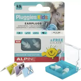 Alpine Bouchons d'Oreilles PluggiesKids 1 paire