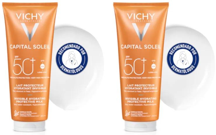 Vichy Capital Soleil Moisturizing Milk SPF50+ 2x300 ml