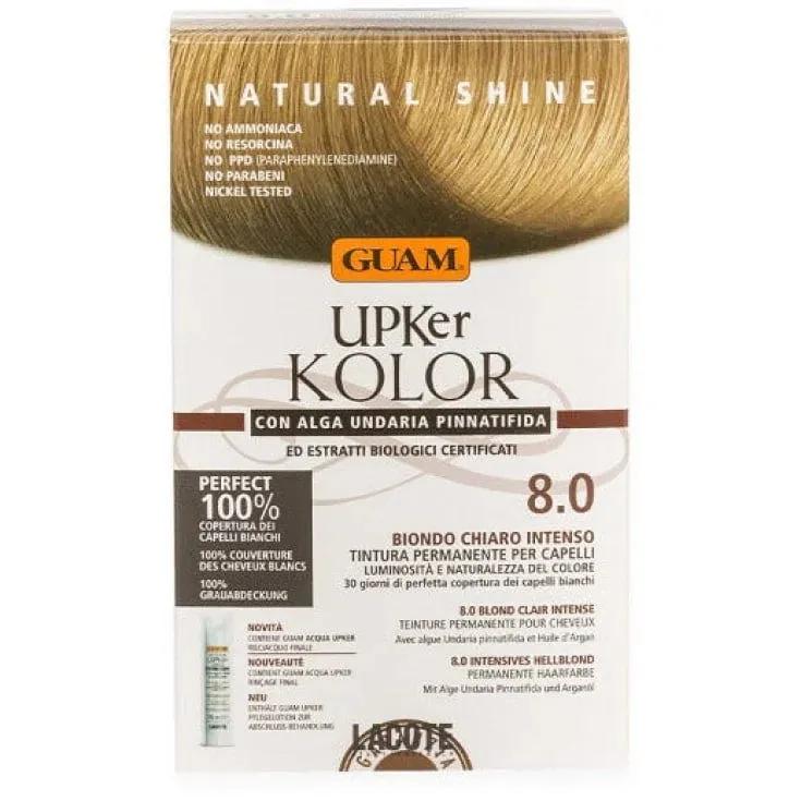 Guam Upker Kolor Tinta Per Capelli 8.0 Biondo Chiaro Intenso