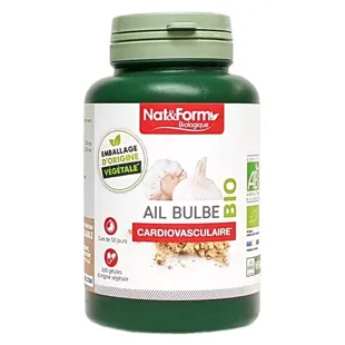 Nat & Form Bio Aglio Respirazione Integratore Alimentare 200 capsule vegetali