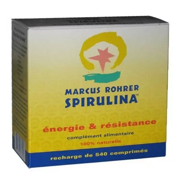 Recarga de Spirulina de Marcus Rohrer - 540 tabletas