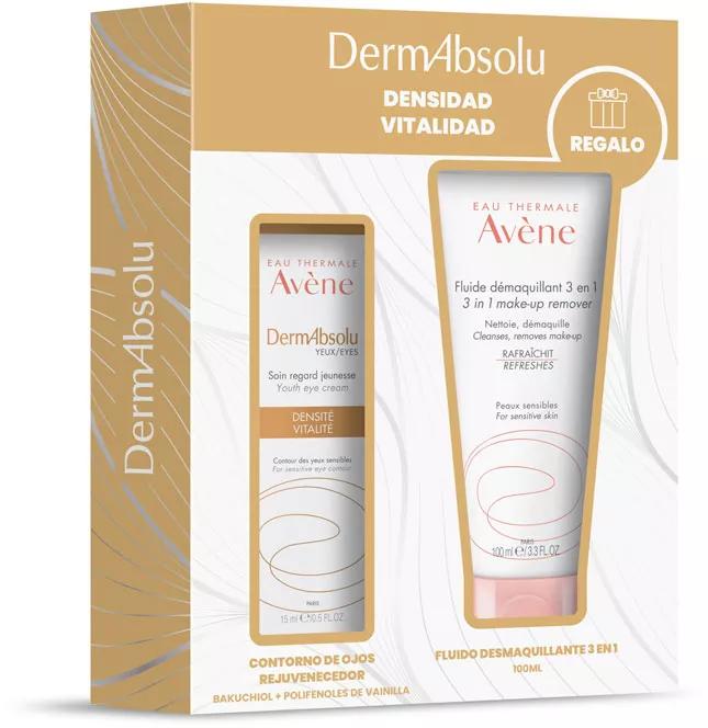 Avène Dermabsolu Contorno de Olhos + Oferta Fluido Desmaquilhante 100 ml