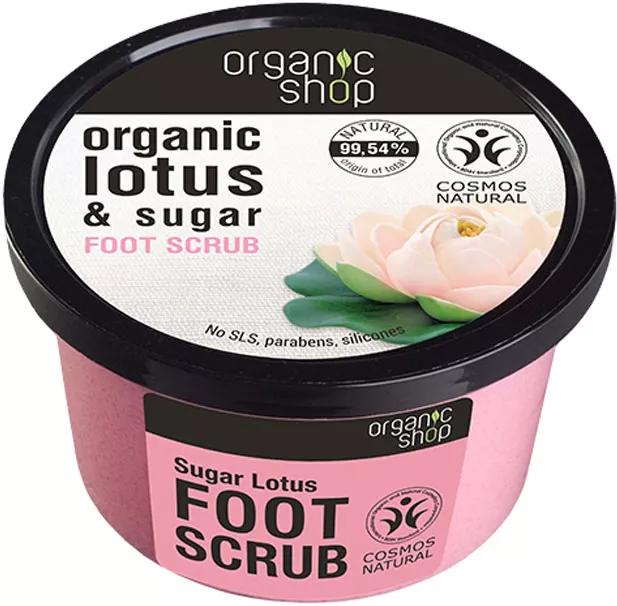 Organic Shop Exfoliante pés Açúcar de lótus 250 ml