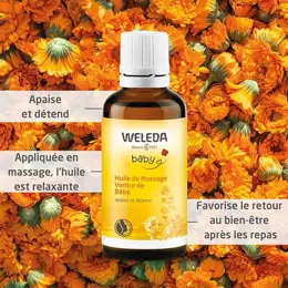 Weleda Bébé Huile de Massage Ventre 50ml