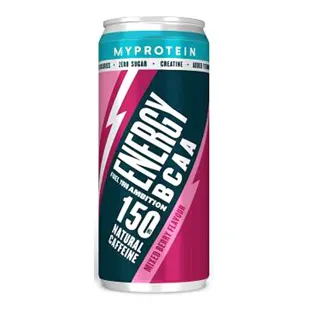 Myprotein BCAA Energy Drink V2 RTD Erdbeere und Himbeere 330ml