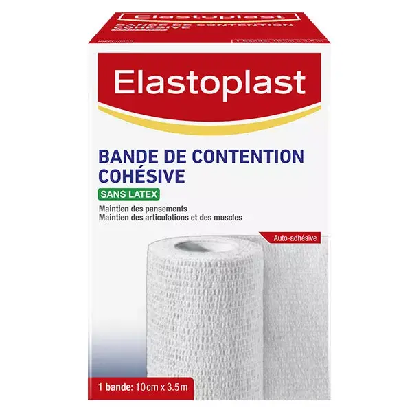 Elastoplast Sport Bande de Contention Cohésive 10cm x 3,5m Blanc