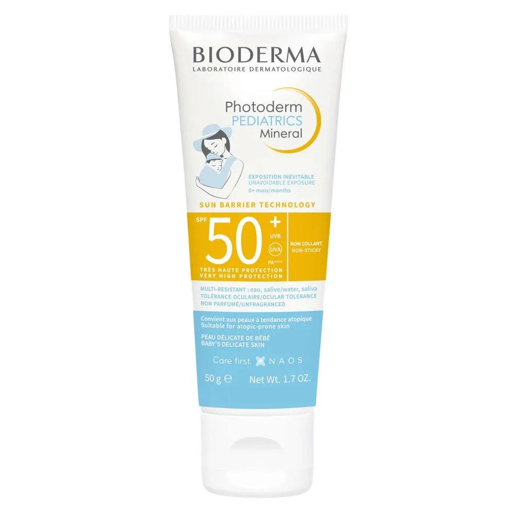 Bioderma Photoderm Pediatrics Mineral SPF50+ Protezione Solare Bimbi Viso e Corpo 50 g