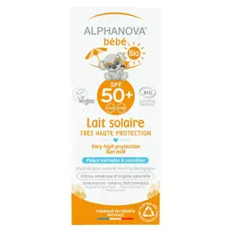 Alphanova Sun Bébé Lait Solaire Bio SPF50+ 50ml