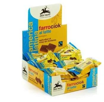 Alce Nero Farrociok Latte Biscotto Biologico 28 g