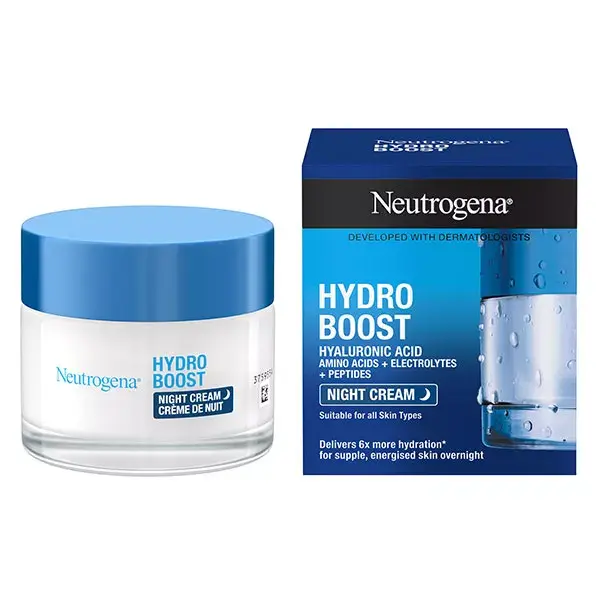Neutrogena Hydro Boost Gel-Mascarilla Hidratante de Noche 50ml
