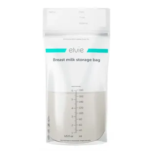 Elvie Breast Milk Storage Bags 180 ml 100 units