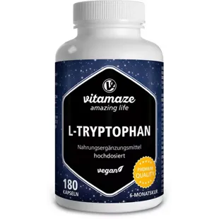 Vitamaze L-Tryptophan 500 mg Vegan 180 Capsules