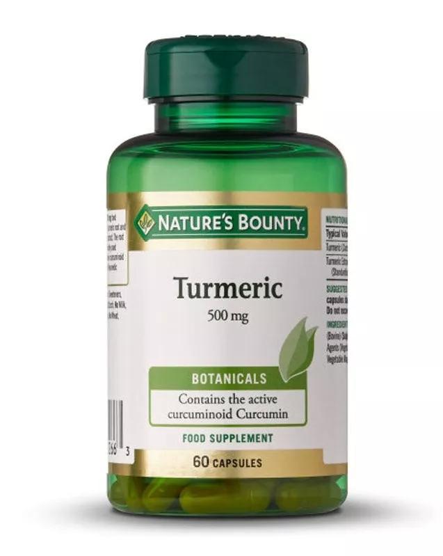 Nature's Bounty Cúrcuma 500 mg 60 Cápsulas