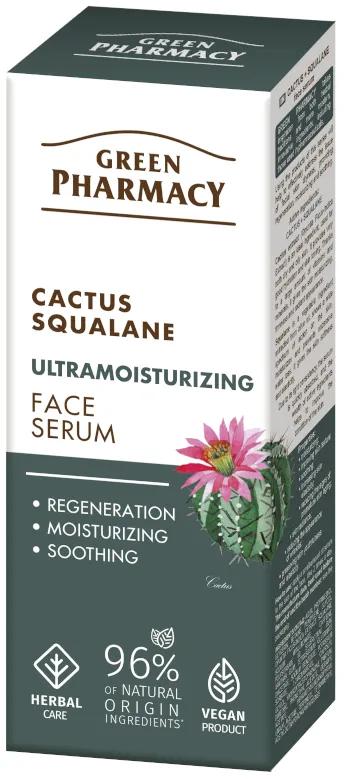 Sérum visage au cactus et au squalène de Green Pharmacy 30 ml