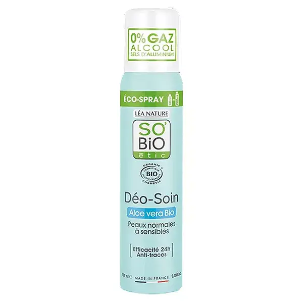 So'Bio Étic Déo-Soin Éco-Spray Aloe Vera Bio 100ml