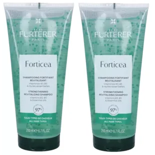 René Furterer Forticea Fortifying and Revitalizing Shampoo 2x200 ml