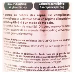 Vit'all+ L-Lysine 500mg 120 gélules végétales