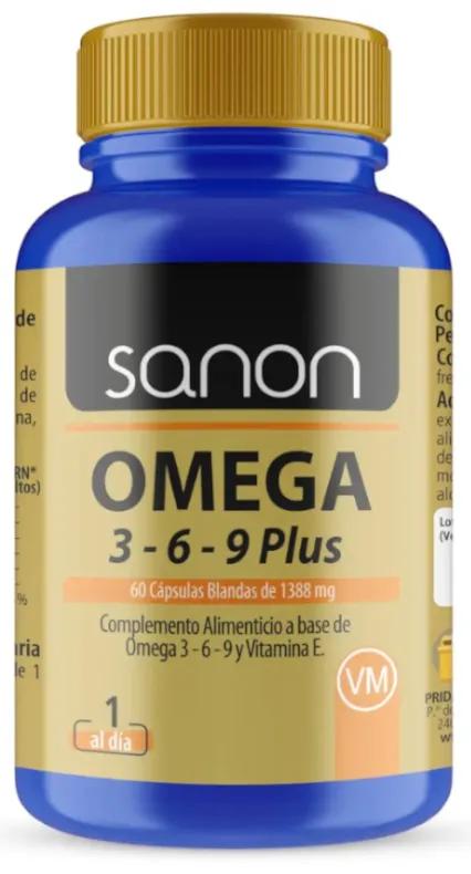 Sanon Oméga 3,6,9 Plus 1400 Mg 60 Perles