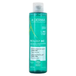 A-Derma Biology AC Gel Moussant Nettoyant Purifiant 200 ml