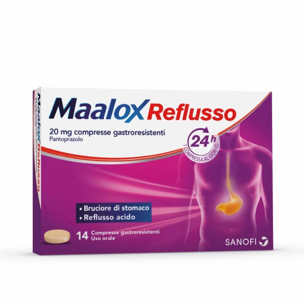 Maalox Reflusso 20 mg Pantoprazolo 14 Compresse