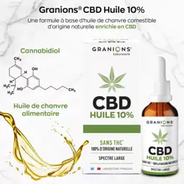 Granions Huile CBD 10% 10ml