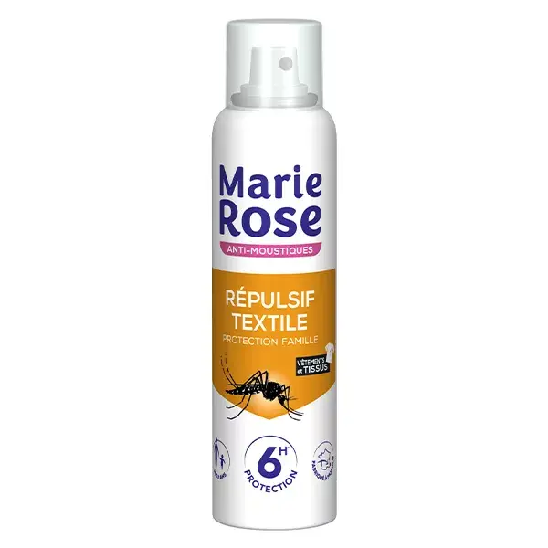 Marie Rose Les Anti-Moustiques Répulsifs Protection Famille Spécial Textile 150ml