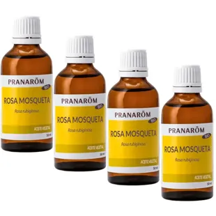 Pranarom Organic Rosehip Vegetable Oil 4x50ml