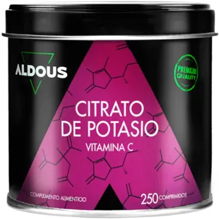 Aldous Citrato de Potasio y Vitamina C 250 Comprimidos