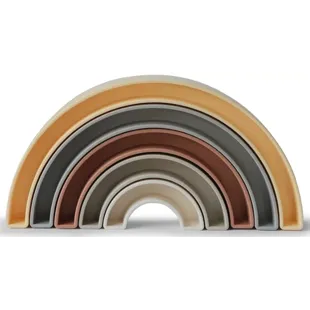 Mushie arco-íris empilhável Solid Sol