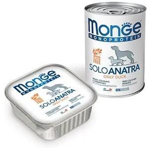 Monge Monoprotein Solo Anatra Cibo Umido Per Cani Adulti 400G