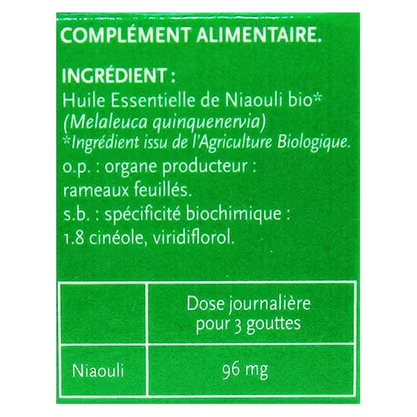 Phytosun Arôms Organic Niaouli Essential Oil 10ml