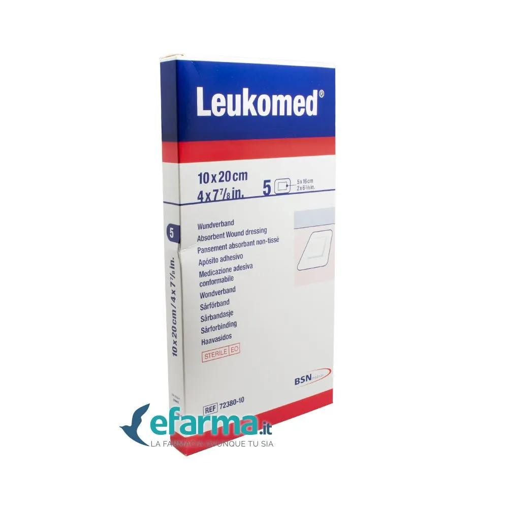 Leukomed Medicazione Autoadesiva Garza Tessuto Non Tessuto 10x20 Cm